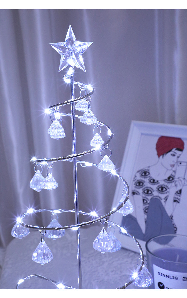 Diamond Christmas Tree |  LED Christmas Tree, Christmas Decoration, Christmas Tree Decor, LED Crystal x-mas lamp, x-mas Decoration