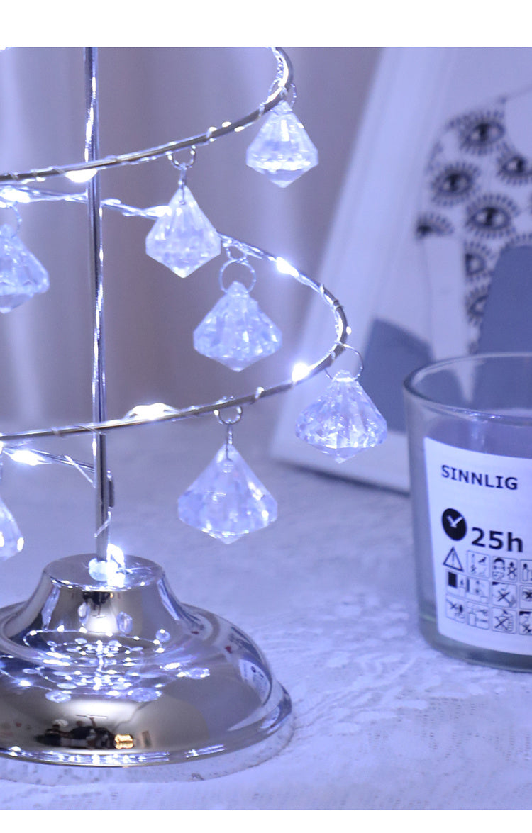 Diamond Christmas Tree |  LED Christmas Tree, Christmas Decoration, Christmas Tree Decor, LED Crystal x-mas lamp, x-mas Decoration