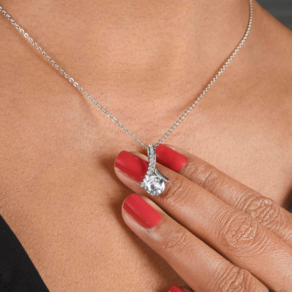 New Journalist Message Card Necklace