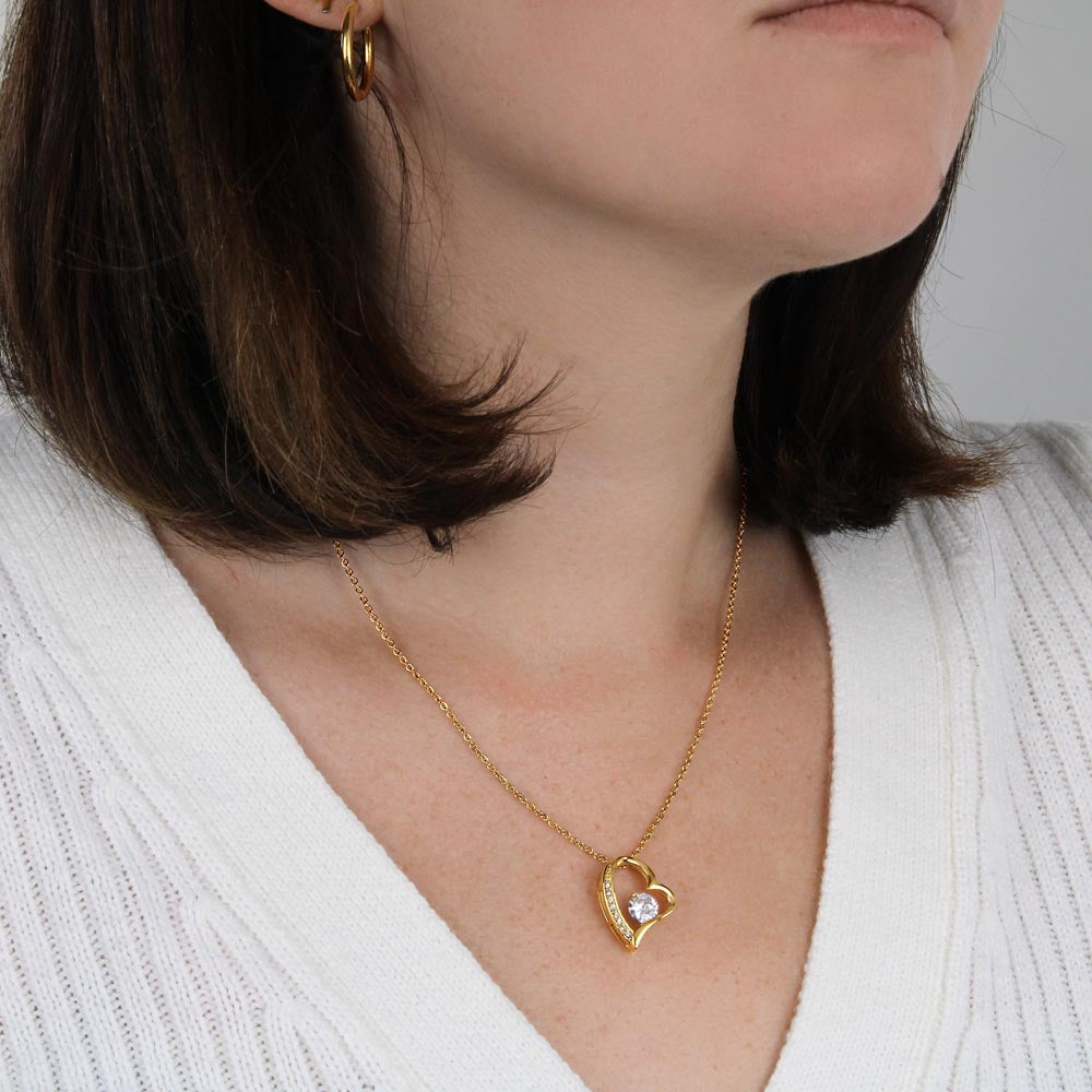 To My Future Wife Message Card Necklace