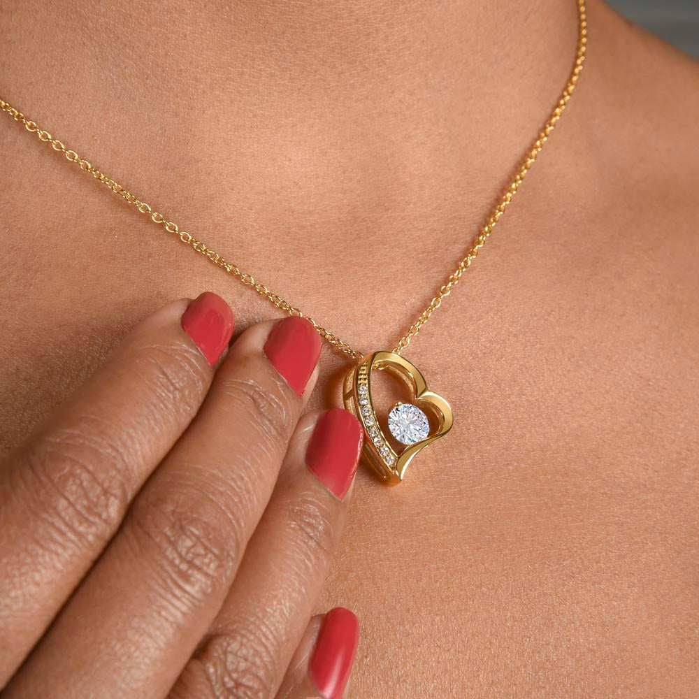 To My Future Wife Message Card Necklace