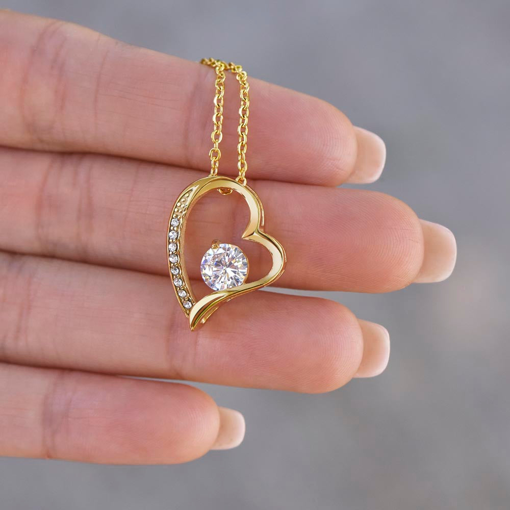 To My Future Wife Message Card Necklace