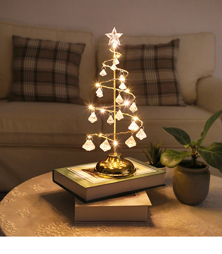 Diamond Christmas Tree |  LED Christmas Tree, Christmas Decoration, Christmas Tree Decor, LED Crystal x-mas lamp, x-mas Decoration