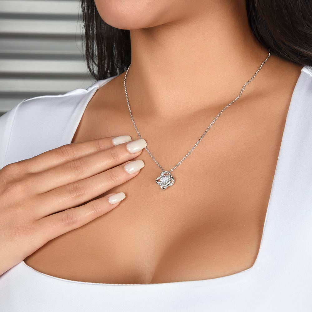 To My Lawyer Daughter– Personalized Message Card Necklace